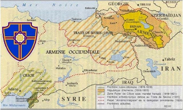 карта Армяне – коренной народ Армянского нагорья