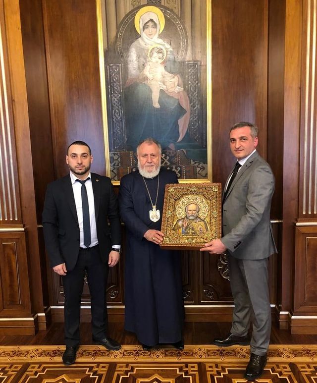 Католикос Всех Армян Гарегин Второй и представители САР Краснодарского края