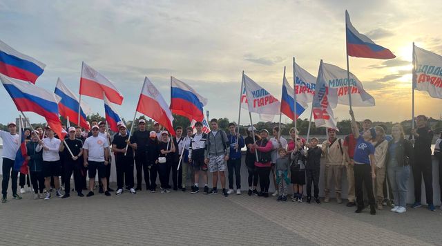 забег молодежи в Краснодаре