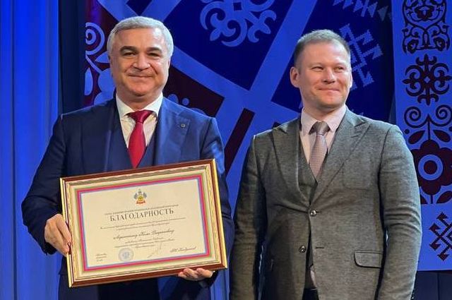 КубаньЭТНО награждение Камо Айрапетяна Благодарностью губернатора