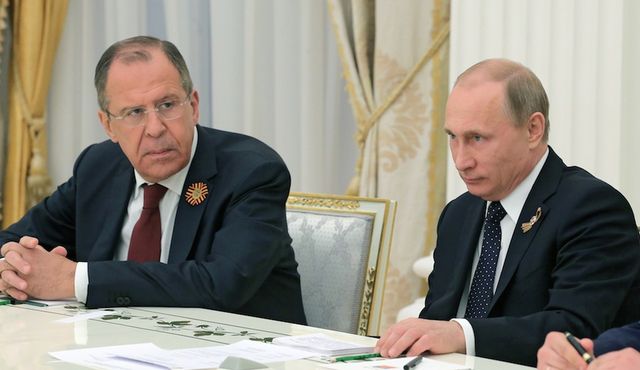 Сергей Лавров и Владимир Путин